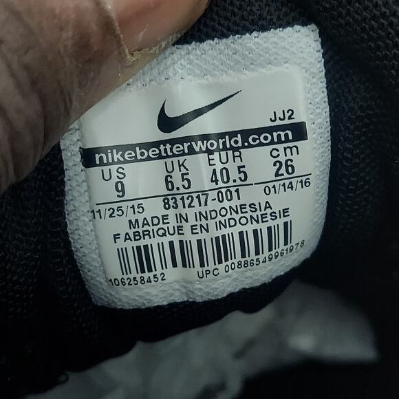 Nike Flex Trainer 6 Black/White Women's Running Sneakers Size 9 - Picture 10 of 10